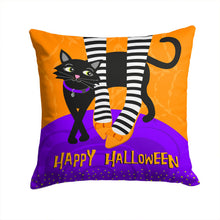 Load image into Gallery viewer, Halloween Witches Feet Throw Pillow - 14x14 Decorative Pillow – Art for Your Home &amp; Patio VHA3038PW1414