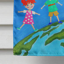 Load image into Gallery viewer, Peace on Earth Flag Canvas House Size VHA3039CHF