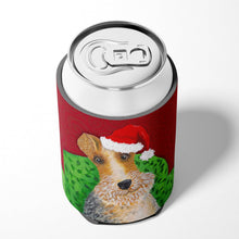 Load image into Gallery viewer, Wire Fox Terrier Christmas Can or Bottle Hugger VHA3040CC