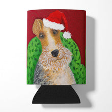 Load image into Gallery viewer, Wire Fox Terrier Christmas Can or Bottle Hugger VHA3040CC