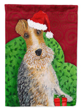 Load image into Gallery viewer, Wire Fox Terrier Christmas Flag Canvas House Size VHA3040CHF