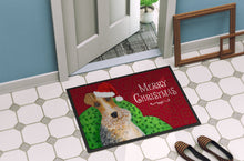 Load image into Gallery viewer, Wire Fox Terrier Christmas Doormat - 24x36 Decorative Floor Mat – Indoor/Outdoor Rug with Artistic Flair VHA3040JMAT
