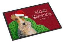 Load image into Gallery viewer, Wire Fox Terrier Christmas Doormat - 24x36 Decorative Floor Mat – Indoor/Outdoor Rug with Artistic Flair VHA3040JMAT