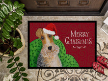 Load image into Gallery viewer, Wire Fox Terrier Christmas Doormat - 18x27 Decorative Floor Mat – Indoor/Outdoor Rug with Artistic Flair VHA3040MAT