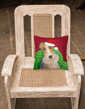 Load image into Gallery viewer, Wire Fox Terrier Christmas Fabric Decorative Pillow VHA3040PW1818