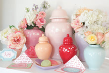 Load image into Gallery viewer, &quot;Love is in the Air&quot; Ginger Jars in Red
