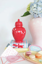 Load image into Gallery viewer, &quot;Love is in the Air&quot; Ginger Jars in Red