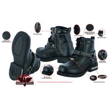 Load image into Gallery viewer, Women's Boots with Side Zipper and Single Strap
