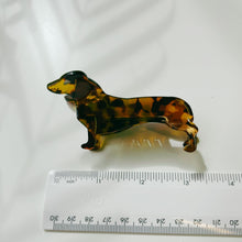 Load image into Gallery viewer, Velvet Claws Dachshund Dog Hair Claw | Claw Clip in Velvet Travel Bag