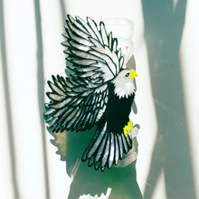 Load image into Gallery viewer, Velvet Claws Eagle Hair Claw | Claw Clip in Velvet Travel Bag