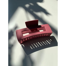 Load image into Gallery viewer, Velvet Claws Hair Clip | The Tilda (Multiple Colors) | Claw Clip in Velvet Travel Bag