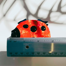 Load image into Gallery viewer, Velvet Claws Ladybug Hair Claw | Claw Clip in Velvet Travel Bag