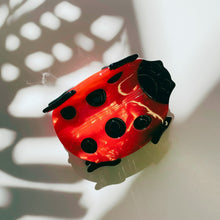 Load image into Gallery viewer, Velvet Claws Ladybug Hair Claw | Claw Clip in Velvet Travel Bag