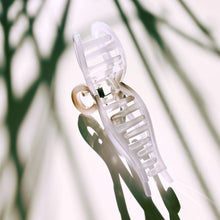 Load image into Gallery viewer, Velvet Claws Mini Coquette Bow in Violet Ombre Hair Clip | Claw Clip in Velvet Travel Bag