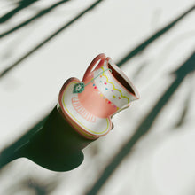 Load image into Gallery viewer, Velvet Claws Pink Tea Cup with Heart Hair Claw | Claw Clip