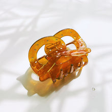 Load image into Gallery viewer, Velvet Claws Pretzel Hair Claw | Claw Clip in Velvet Travel Bag