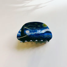 Load image into Gallery viewer, Velvet Claws Starry Night Hair Clip | Claw Clip in Velvet Travel Bag