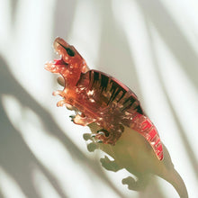 Load image into Gallery viewer, Velvet Claws T-Rex Hair Claw | Claw Clip in Velvet Travel Bag
