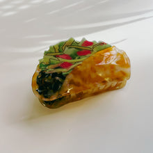 Load image into Gallery viewer, Velvet Claws Taco Fiesta Hair Clip | Claw Clip in Velvet Travel Bag
