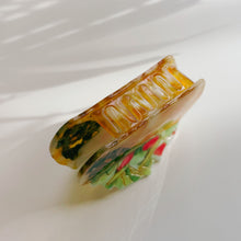 Load image into Gallery viewer, Velvet Claws Taco Fiesta Hair Clip | Claw Clip in Velvet Travel Bag