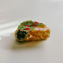 Load image into Gallery viewer, Velvet Claws Taco Fiesta Hair Clip | Claw Clip in Velvet Travel Bag