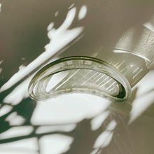 Load image into Gallery viewer, Velvet Claws The Bean Hair Claw in Smoke | Claw Clip in Velvet Travel Bag