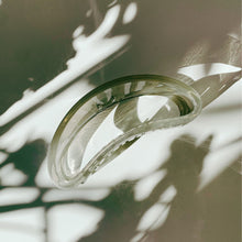 Load image into Gallery viewer, Velvet Claws The Bean Hair Claw in Smoke | Claw Clip in Velvet Travel Bag