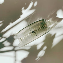 Load image into Gallery viewer, Velvet Claws The Bean Hair Claw in Smoke | Claw Clip in Velvet Travel Bag