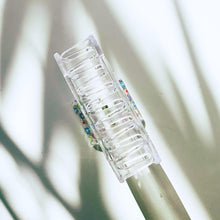 Load image into Gallery viewer, Velvet Claws The Crystal Hair Claw in Kawaii Smile | Claw Clip in Velvet Travel Bag