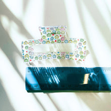 Load image into Gallery viewer, Velvet Claws The Crystal Hair Claw in Kawaii Smile | Claw Clip in Velvet Travel Bag