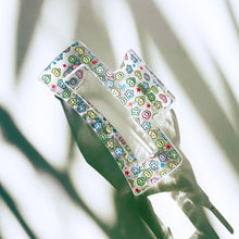 Load image into Gallery viewer, Velvet Claws The Crystal Hair Claw in Kawaii Smile | Claw Clip in Velvet Travel Bag