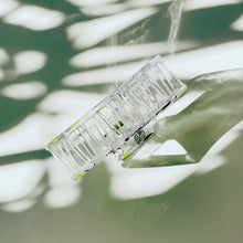 Load image into Gallery viewer, Velvet Claws The Crystal Hair Claw in Tropical Foil | Claw Clip in Velvet Travel Bag