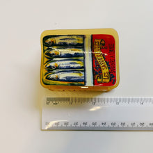 Load image into Gallery viewer, Velvet Claws Tinned Sardines Hair Clip | Claw Clip in Velvet Travel Bag