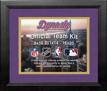 Load image into Gallery viewer, Minnesota Vikings Custom NFL Football 16x20 Picture Frame Kit (Multiple Colors)