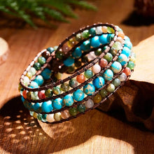 Load image into Gallery viewer, Bohemian Imperial Jasper Positivity Bracelet