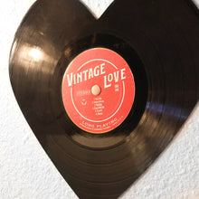 Load image into Gallery viewer, Vintage Vinyl Heart Art