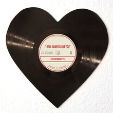 Load image into Gallery viewer, Vintage Vinyl Heart Art