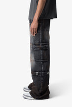 Load image into Gallery viewer, Void Baggy Ring Denim - Washed Black
