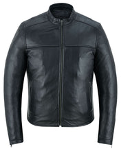 Load image into Gallery viewer, Wanton Men's Fashion Lambskin Leather Jacket –Black