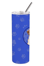 Load image into Gallery viewer, Australian Shepherd Red and White #1  Stainless Steel 20 oz Skinny Tumbler