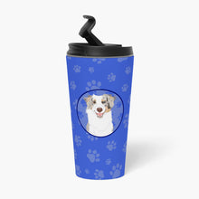 Load image into Gallery viewer, Australian Shepherd Red Merle Tricolor #1  Stainless Steel 16 oz  Tumbler