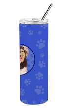 Load image into Gallery viewer, Australian Shepherd Red Tricolor #3  Stainless Steel 20 oz Skinny Tumbler