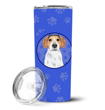 Load image into Gallery viewer, Beagle Tricolor #2  Stainless Steel 20 oz Skinny Tumbler