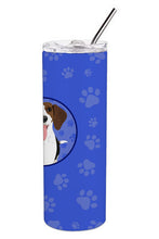 Load image into Gallery viewer, Beagle Tricolor Red Ticked #3  Stainless Steel 20 oz Skinny Tumbler