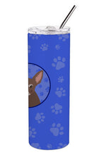 Load image into Gallery viewer, Chihuahua Chocolate #2  Stainless Steel 20 oz Skinny Tumbler