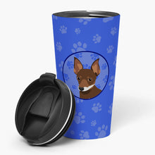 Load image into Gallery viewer, Chihuahua Chocolate and White #2  Stainless Steel 16 oz  Tumbler