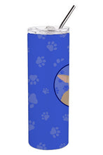 Load image into Gallery viewer, Chihuahua Silver  Stainless Steel 20 oz Skinny Tumbler