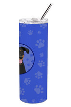 Load image into Gallery viewer, Doberman Pinscher Black and Rust Natural Ears #1  Stainless Steel 20 oz Skinny Tumbler