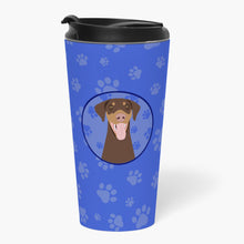 Load image into Gallery viewer, Doberman Pinscher Red and Rust Natural Ears #1  Stainless Steel 16 oz  Tumbler
