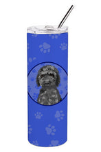 Load image into Gallery viewer, Doodle Black #2  Stainless Steel 20 oz Skinny Tumbler